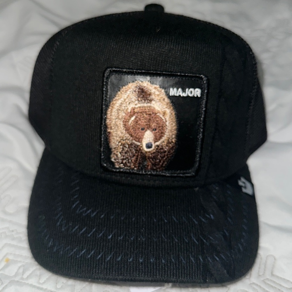Goorin Bros SNUG LYFE CAPSULE URSA MAJOR GRIZZLY BEAR The Farm Animal Trucker